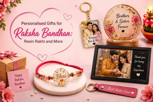 Personalised Gifts for Raksha Bandhan: Resin Rakhi and More