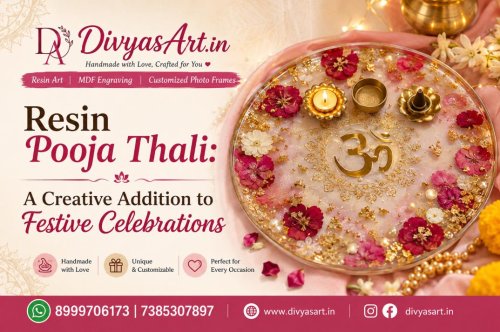 Resin Pooja Thali: A Creative Addition to Festive Celebrations